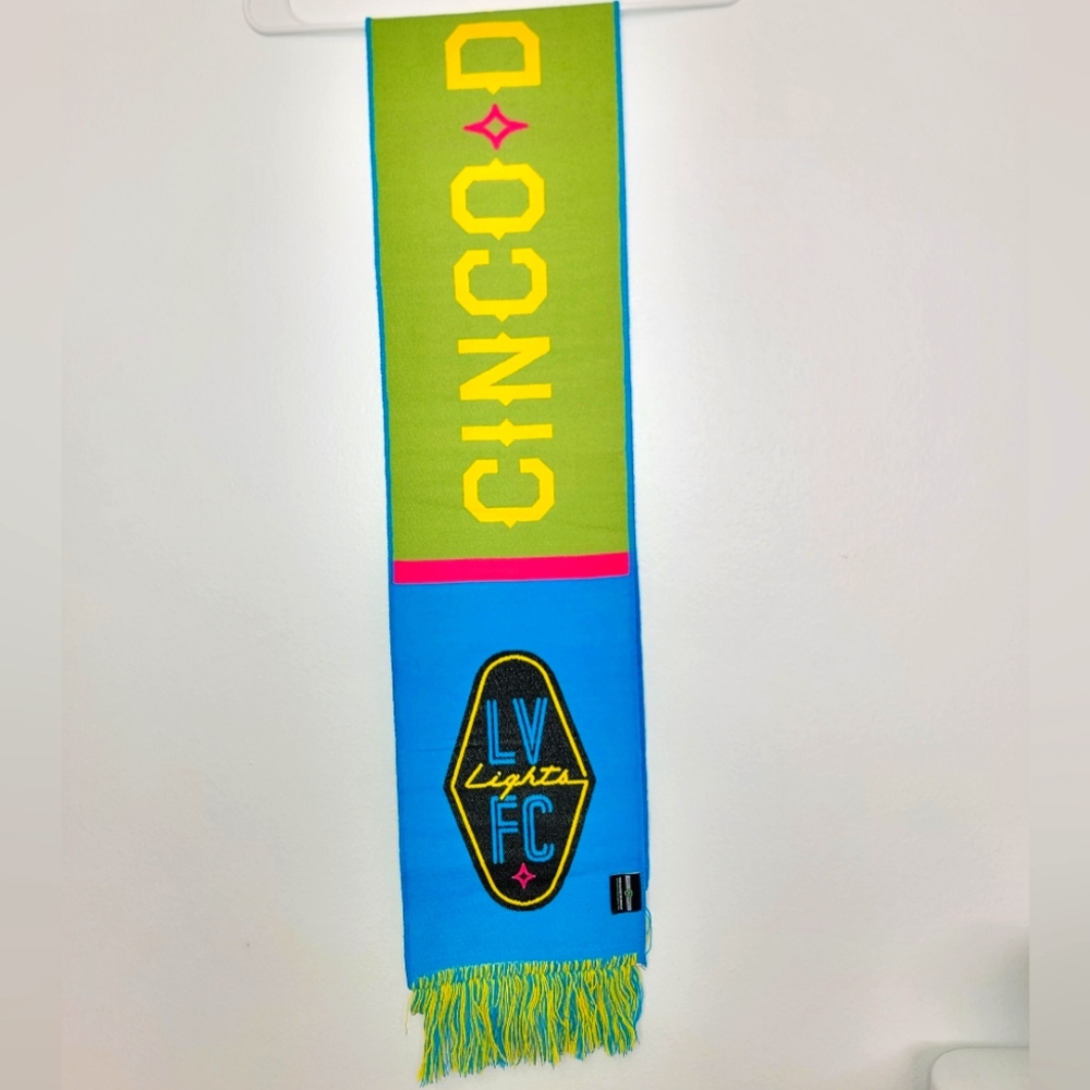 Las Vegas LV lights FC Cinco De Mayo Soccer VIVA Womens Mens Scarf